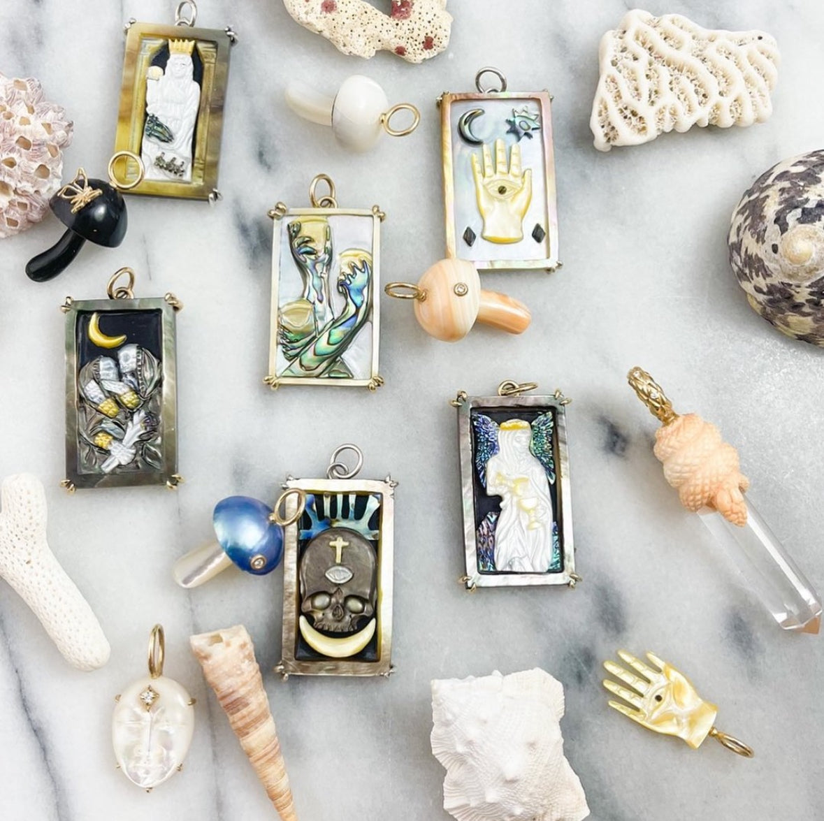 The Empress Tarot Charm, Silver Charm Maura Green