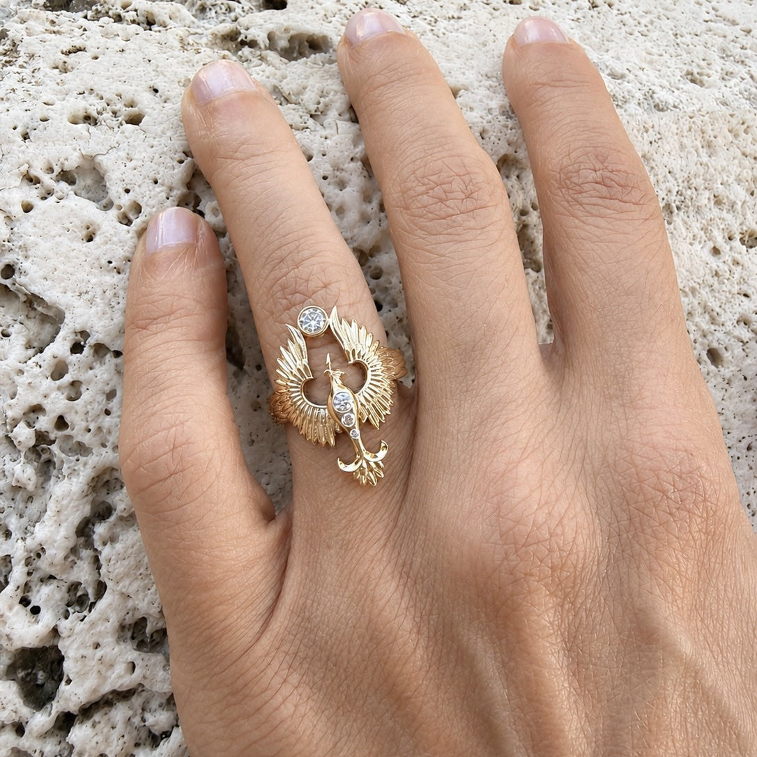 Anka Rising Petite Ring Statement Ring Selin Kent