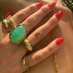 Claw Ring with Sprinkled Diamonds Statement Ring MAE + LANG