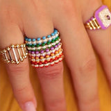 The Carbon Ring, Size One Band Ring Latelier Nawbar