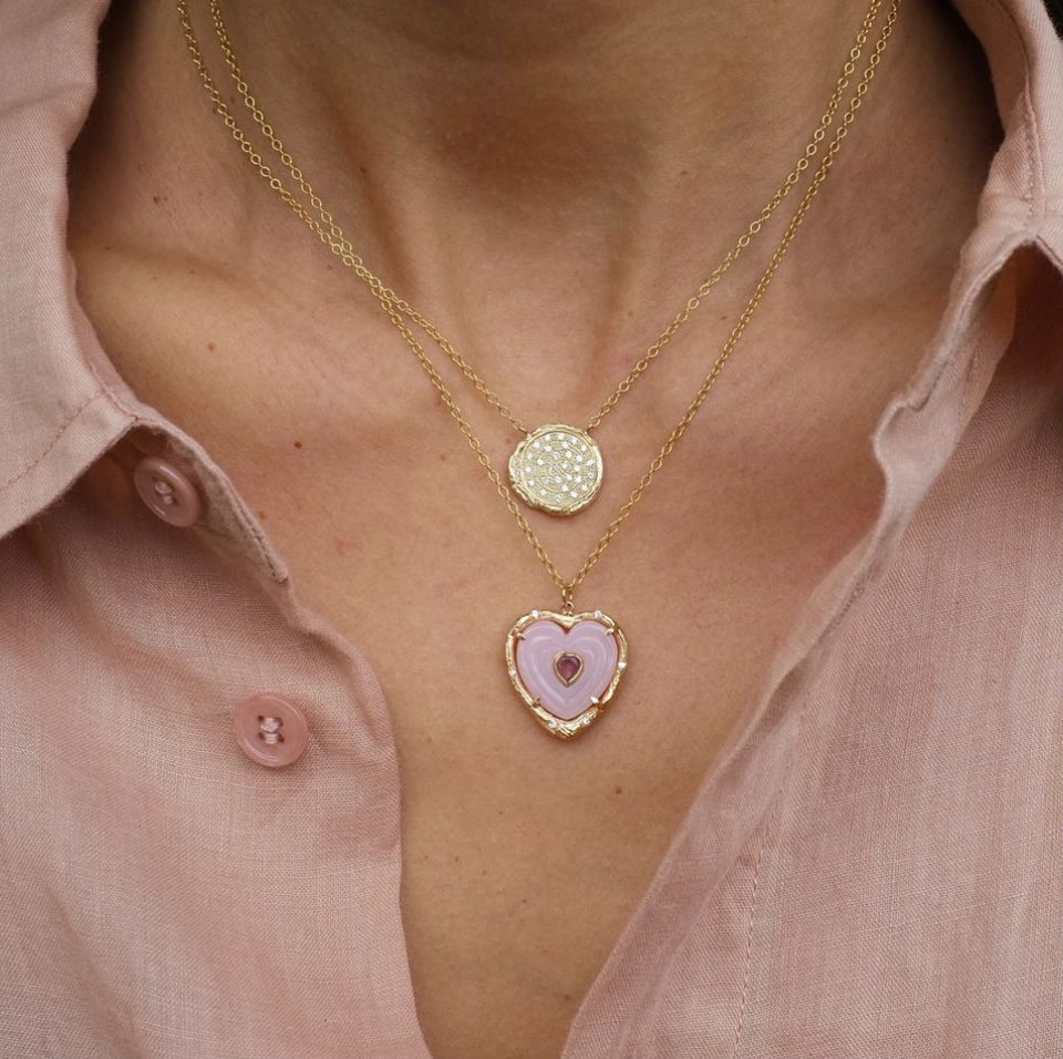 Diamond Willow Necklace Pendant Necklace Elisabeth Bell Jewelry