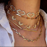 Diamond Starburst Necklace