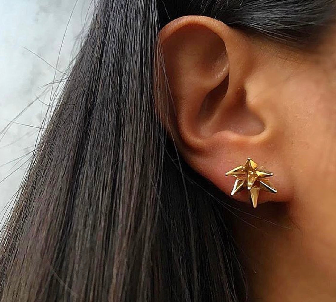 Hedgehog Studs Stud Earrings Karma El-Khalil