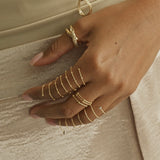 Planeti Wire Spiral Ring Ring Ritique