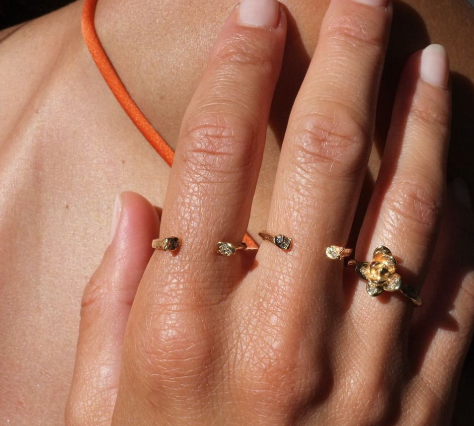 Quail Ring Stack Ring Elisabeth Bell Jewelry