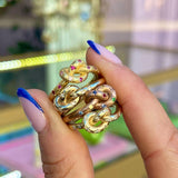 Pretzel Ring Hundreds and Thousands Ring Sarah Gardner Fine Jewelry