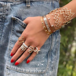 Ikat Diamond Bracelet Statement Bracelet Jagga Jewelry