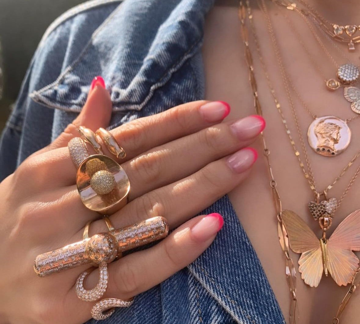 Rose Estate Feather Chain Chain Necklace Roseark Vintage