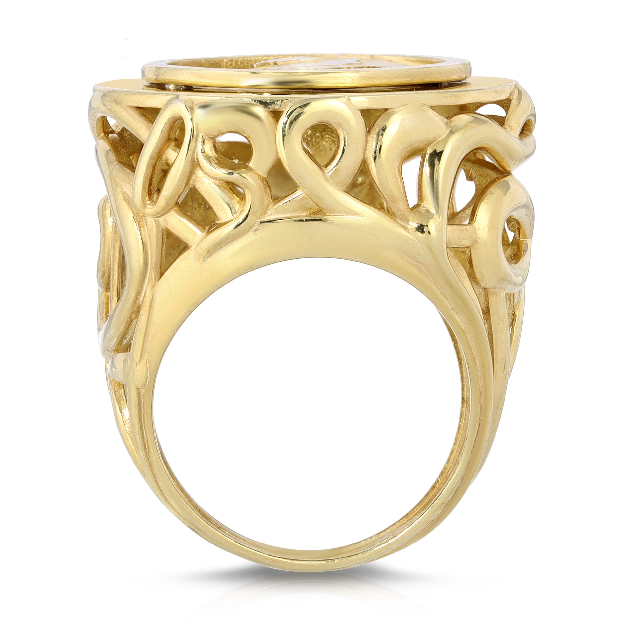 Lioness Coin Statement Ring Statement Ring MAE + LANG