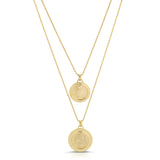 Lioness Coin Necklace, Medium Pendant Necklace MAE + LANG