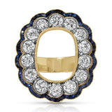 Estate Sapphire Diamond Ring