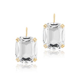 Cushion Drop Earrings Drop Earrings Goshwara