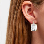 Cushion Drop Earrings Drop Earrings Goshwara