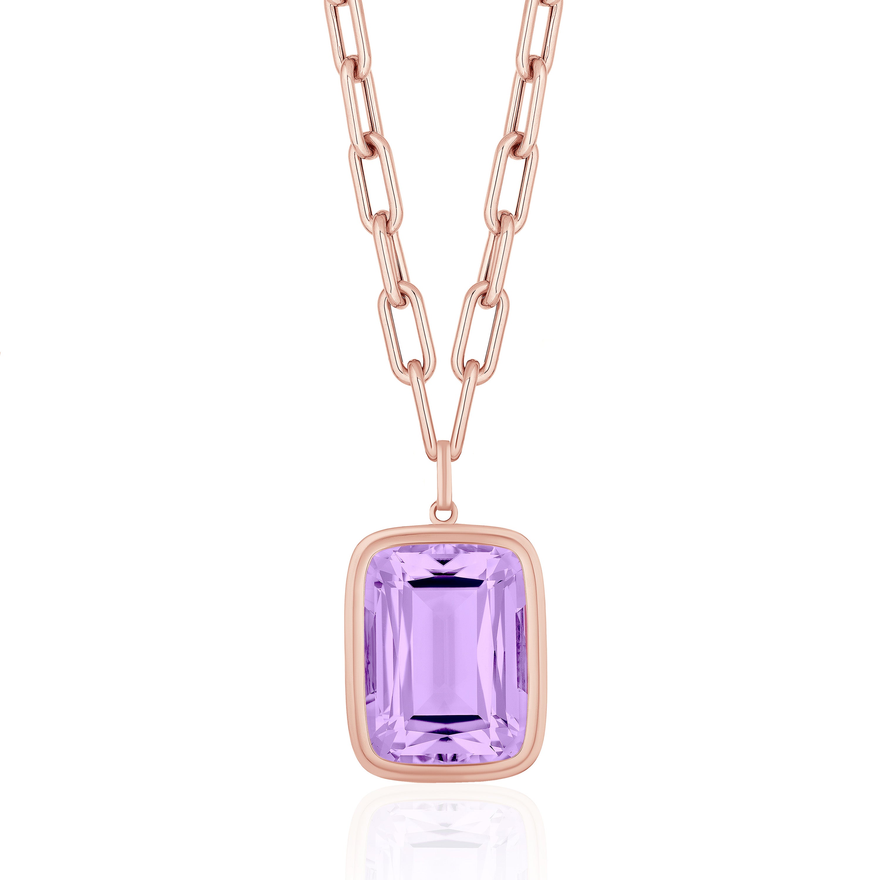 Cushion Cut Pendant Necklace Pendant Necklace Goshwara