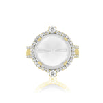 Sugar Loaf Ring with Diamonds Cocktail Ring Goshwara