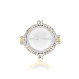 Sugar Loaf Ring with Diamonds Cocktail Ring Goshwara