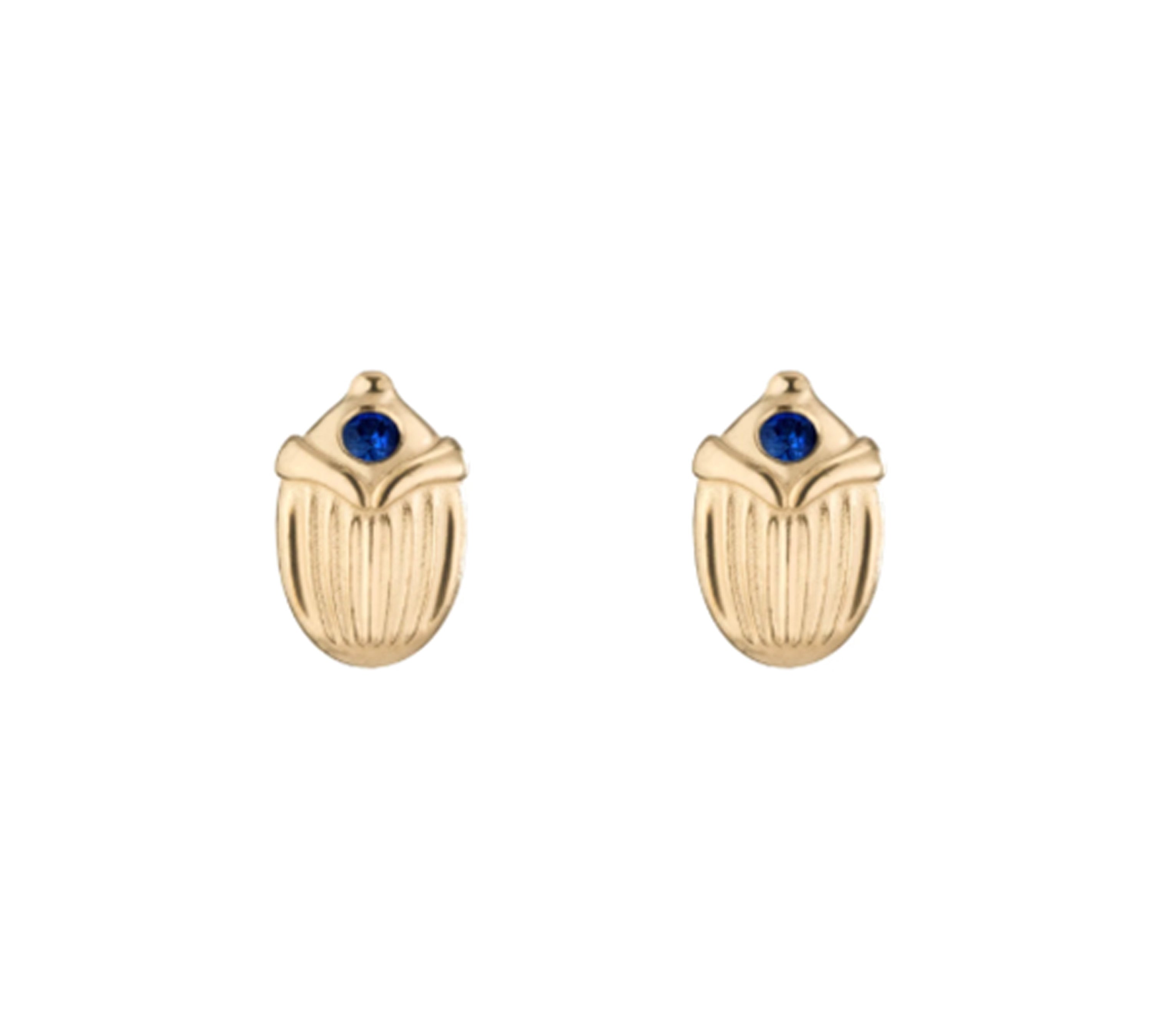 Khepri Studs Stud Earrings Selin Kent Sapphire