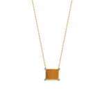 Tiger Eye Solo Necklace Necklace RITA Fine Jewelry