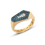 Nova Ring Ring RITA Fine Jewelry Blue Diamond 7