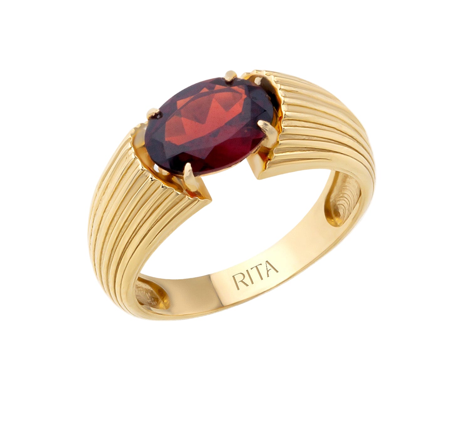 Gemstone Heirloom Ring Ring RITA Fine Jewelry Garnet