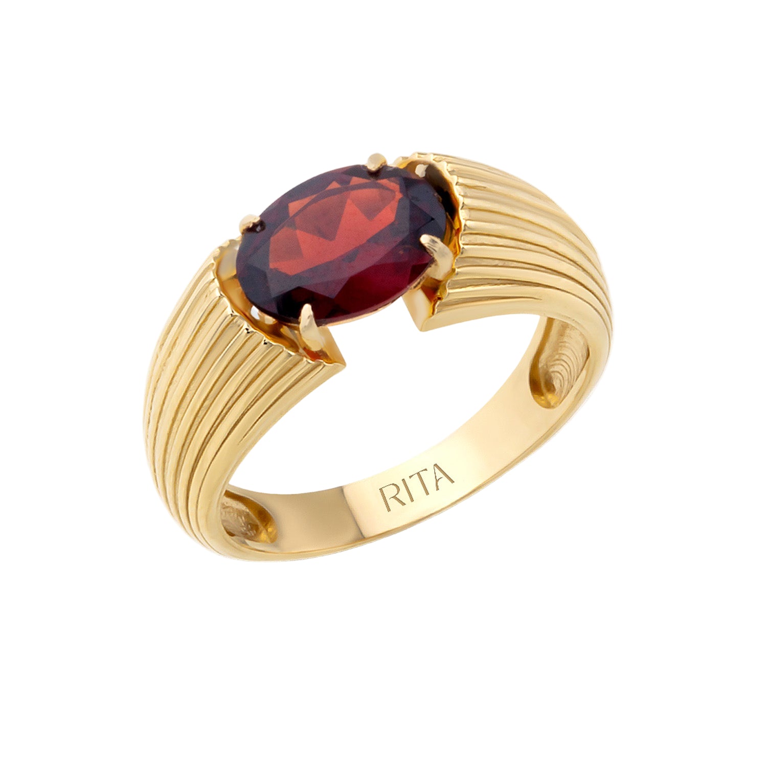 Gemstone Heirloom Ring Ring RITA Fine Jewelry Garnet