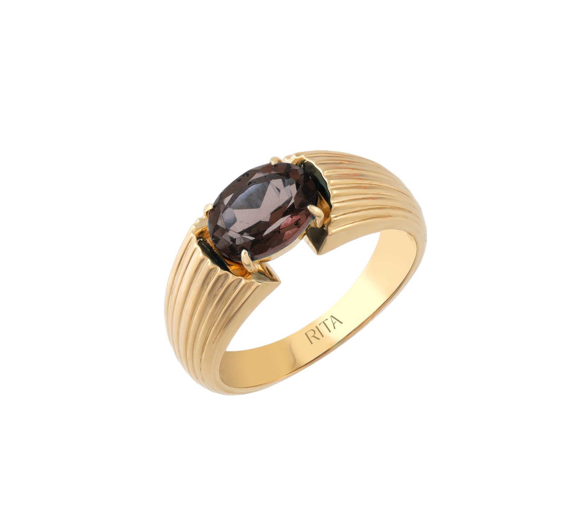 Smoky Topaz Gemstone Heirloom Ring Ring RITA Fine Jewelry