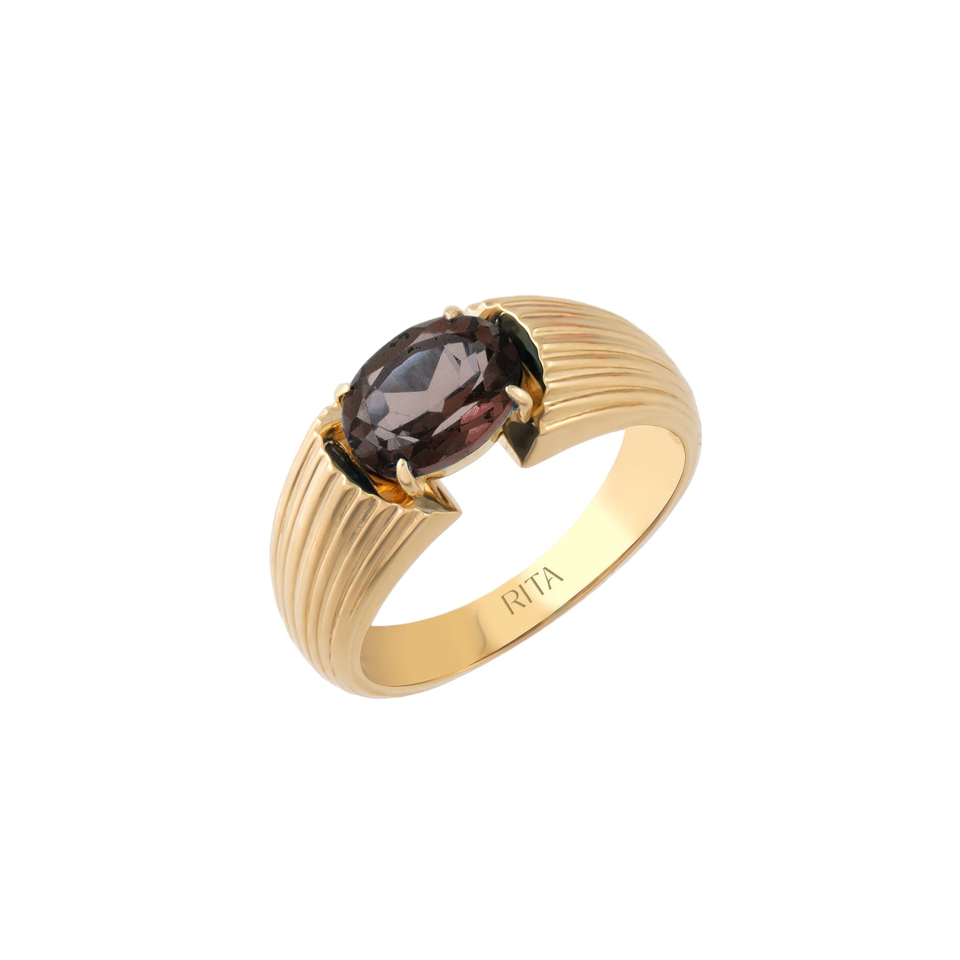Smoky Topaz Gemstone Heirloom Ring Ring RITA Fine Jewelry