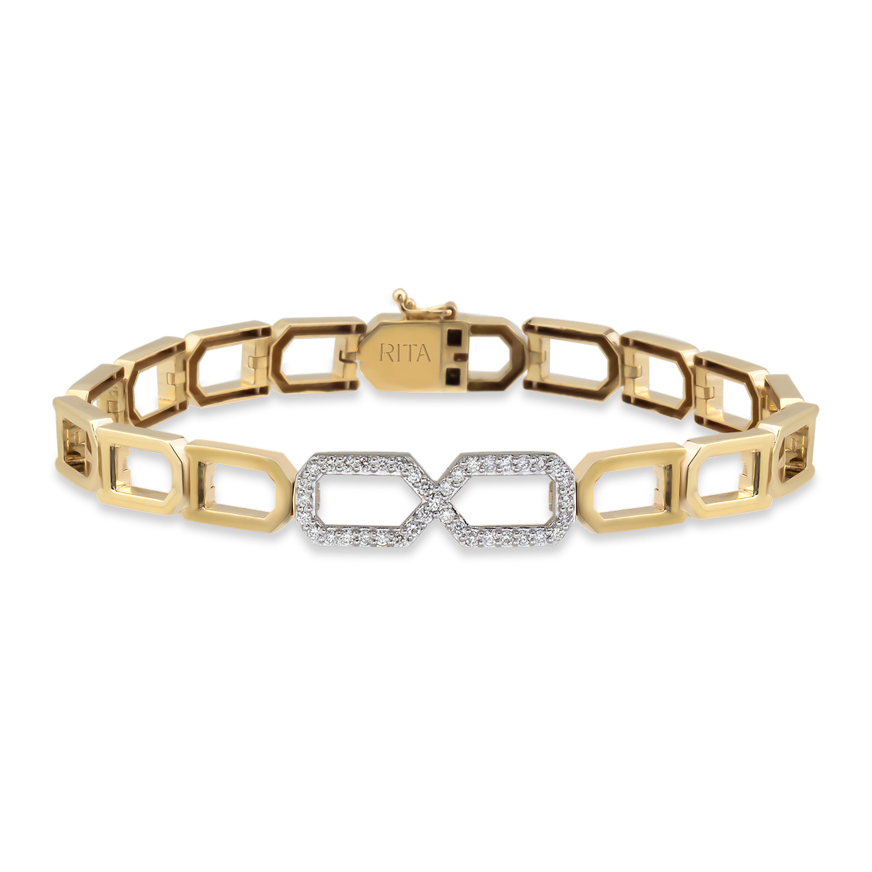 Infinity Diamond Bracelet Statement Bracelet RITA Fine Jewelry