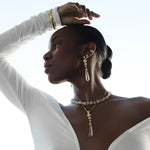 Quartz Dew Drop Tennis Necklace Tennis Necklace MAE + LANG