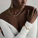 Quartz Dew Drop Tennis Necklace Tennis Necklace MAE + LANG