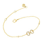 Links HC Bracelet with Diamonds Chain Bracelet KIMITAKE
