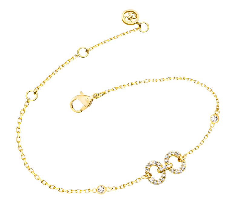 Links HC Bracelet with Diamonds Chain Bracelet KIMITAKE
