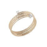 Wire Stack Ring with Diamonds Ring Ritique 6-6.5