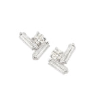 MéLange Diamond Small Stud Earrings Stud Earrings Ritique