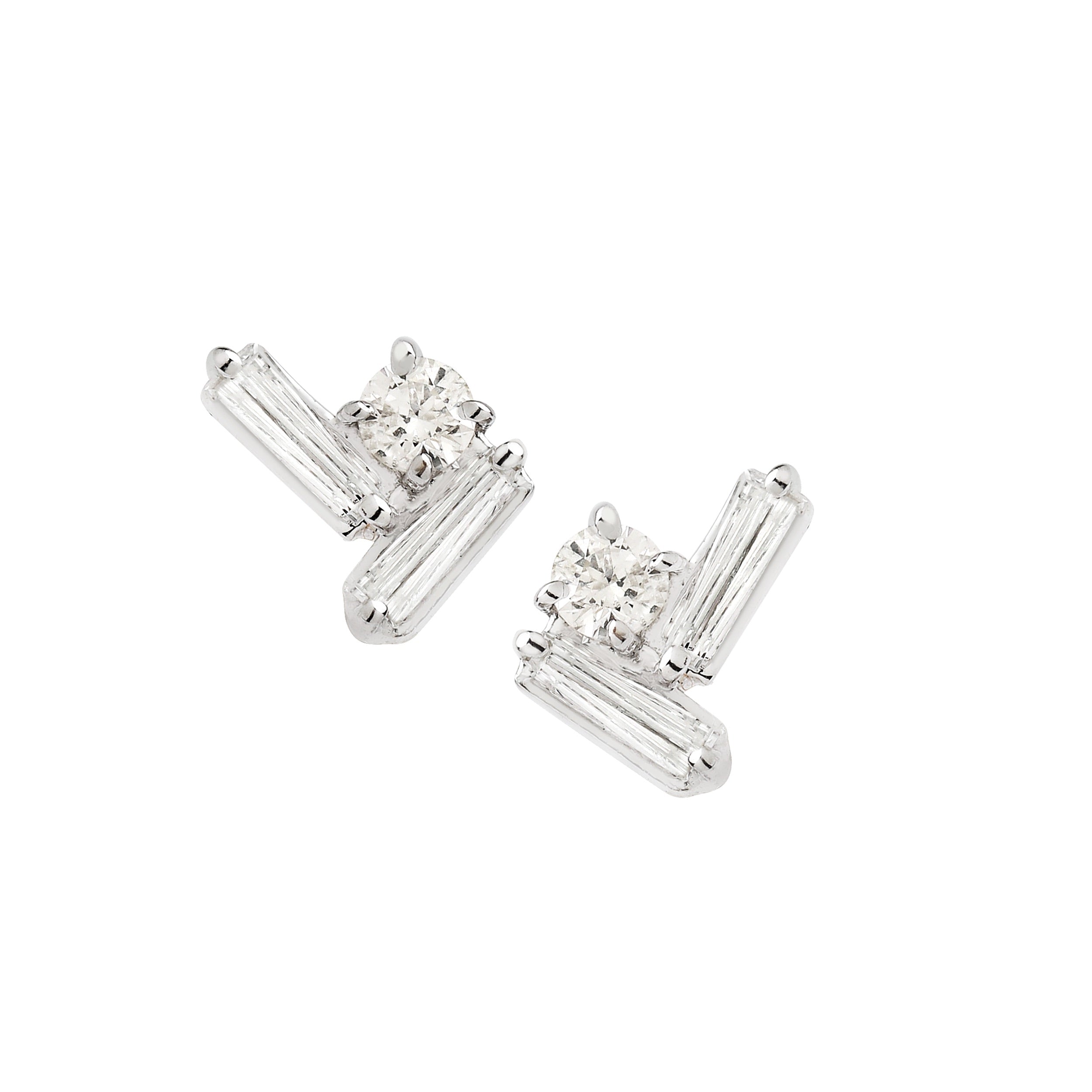 MéLange Diamond Small Stud Earrings Stud Earrings Ritique