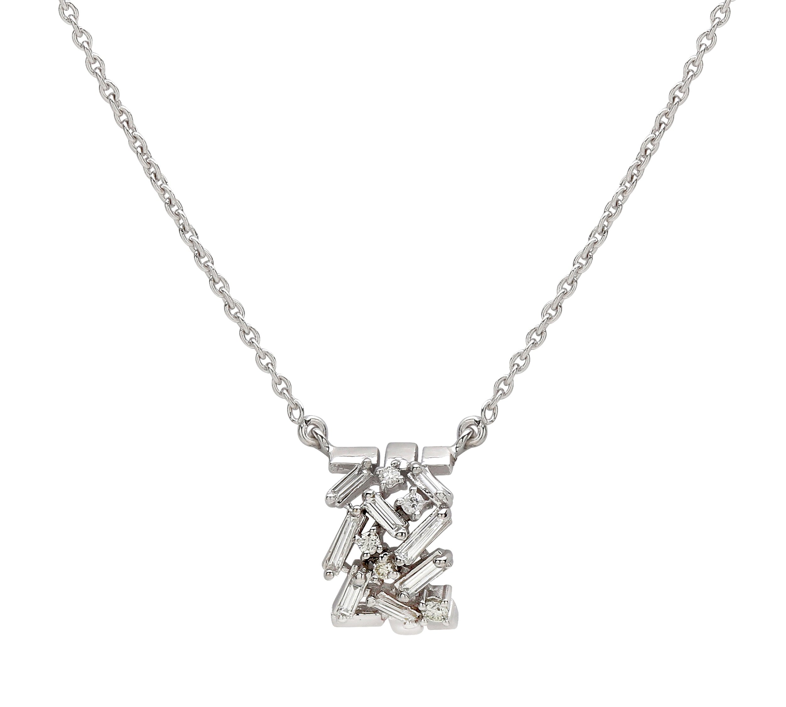 MéLange Diamond Pendant Necklace Necklace Ritique
