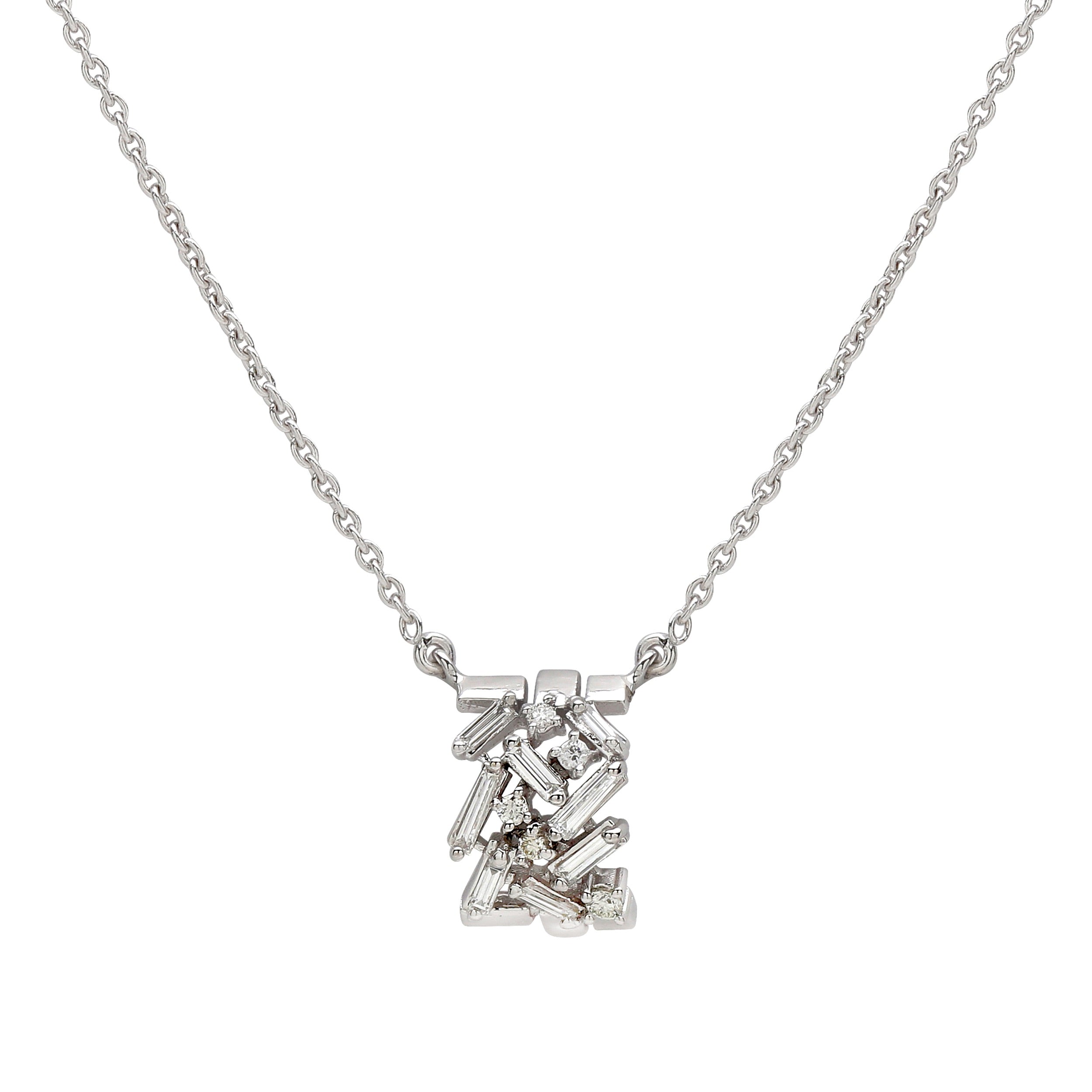 MéLange Diamond Pendant Necklace Necklace Ritique