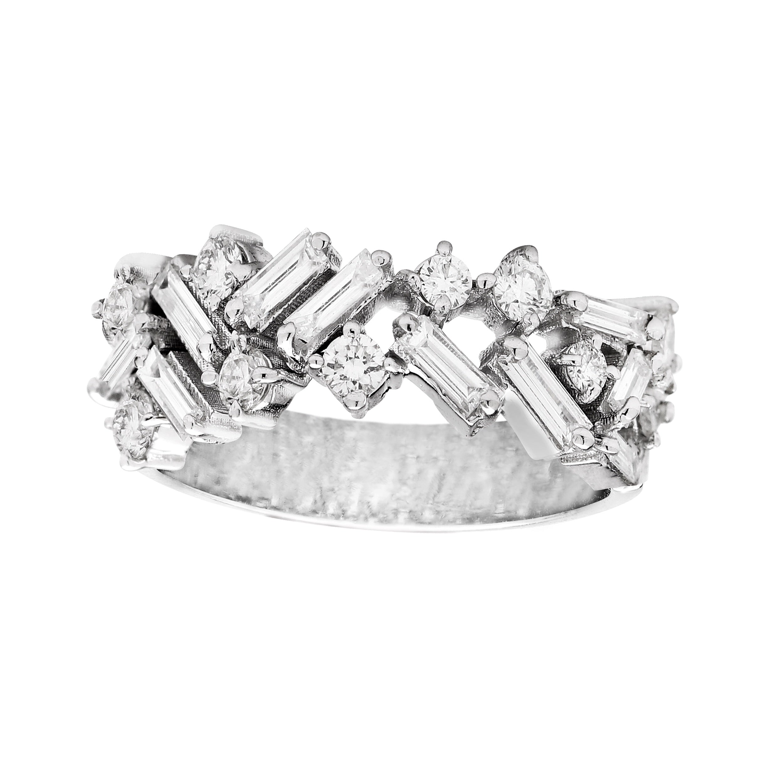 MéLange Diamond Band Ring Band Ring Ritique 6