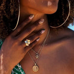 Lioness Charm Necklace, Sterling Silver Pendant Necklace MAE + LANG