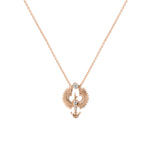 Anka Ascending Pendant Pendant Necklace Selin Kent Rose gold