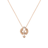 Anka Ascending Pendant Pendant Necklace Selin Kent Rose gold