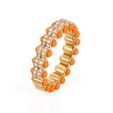 Rubidium Ring, Size Two Band Ring Latelier Nawbar   