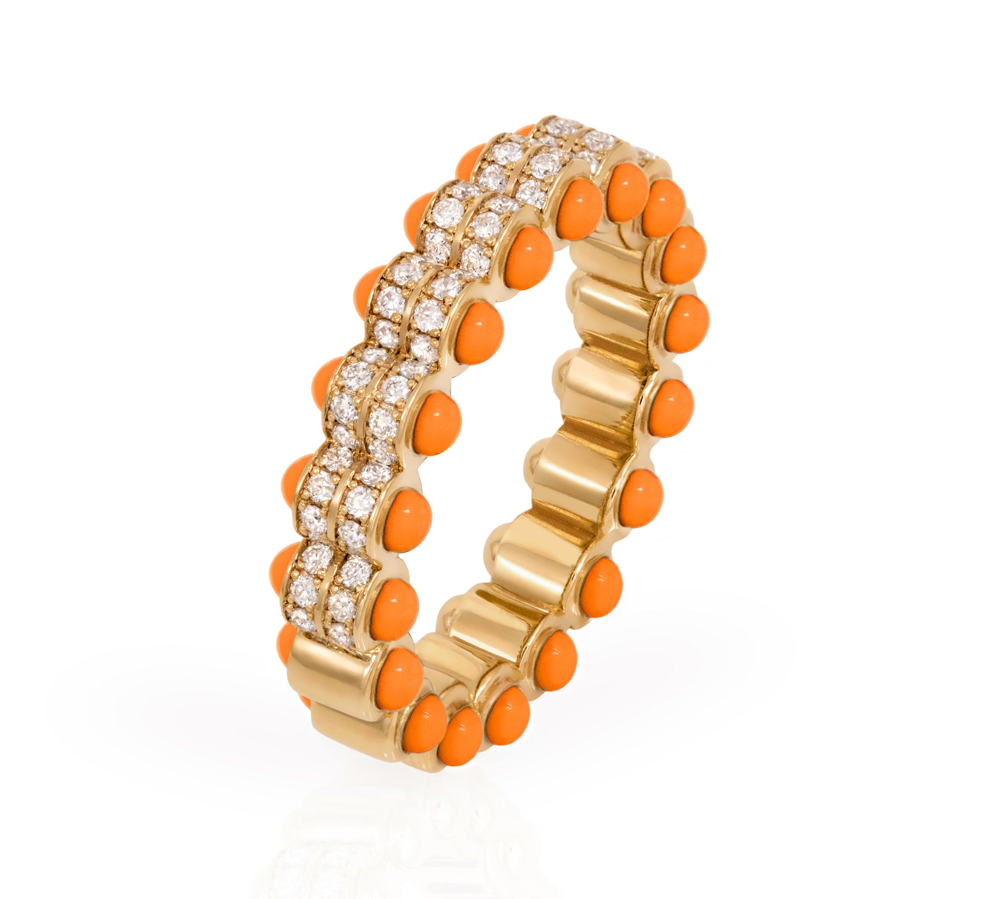 Rubidium Ring, Size Two Band Ring Latelier Nawbar   