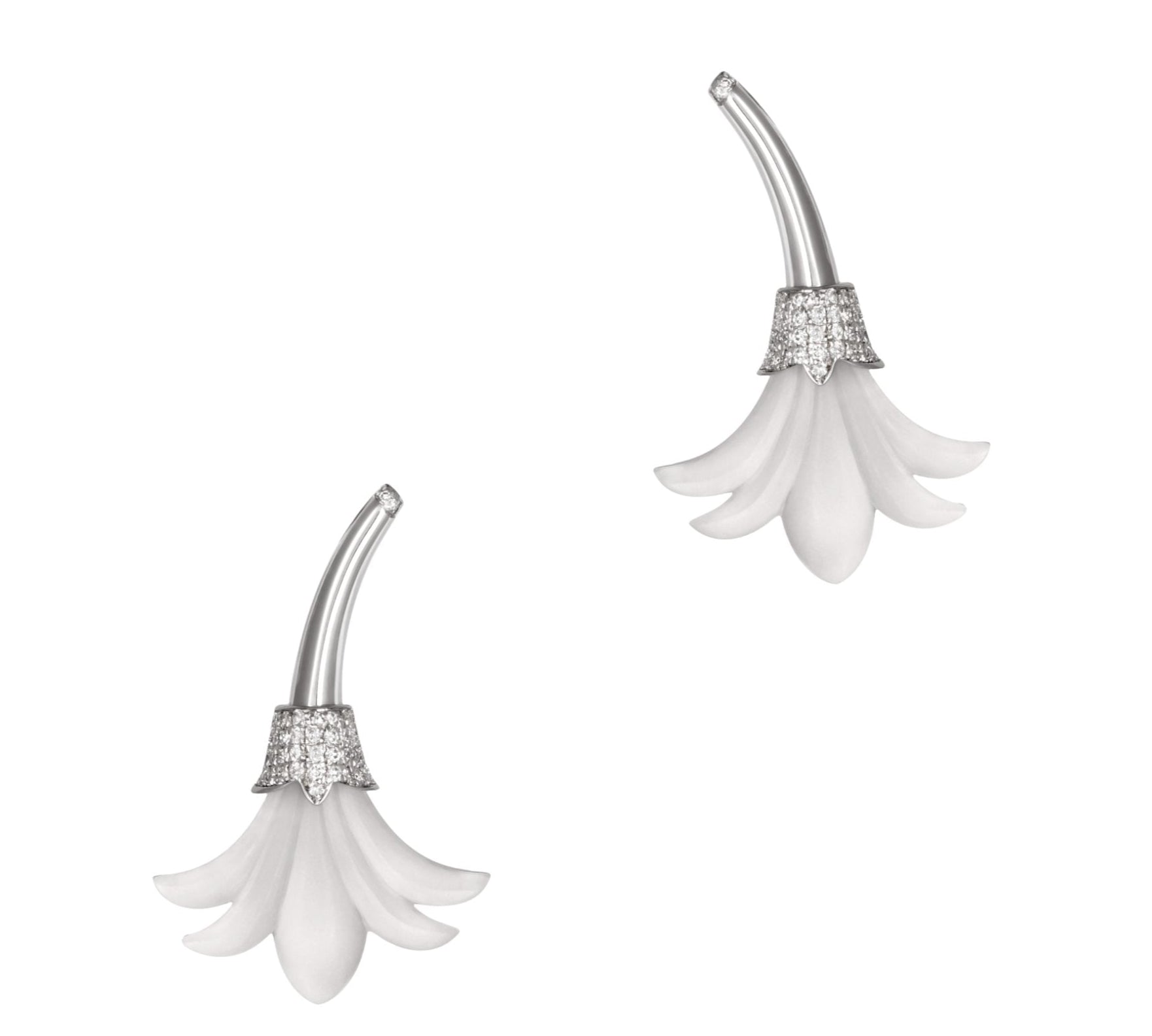 Psychedeliah Earrings with Diamonds Statement Earrings Latelier Nawbar