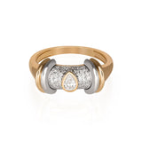 Warrior Full-Diamond Drop Ring Ring Latelier Nawbar