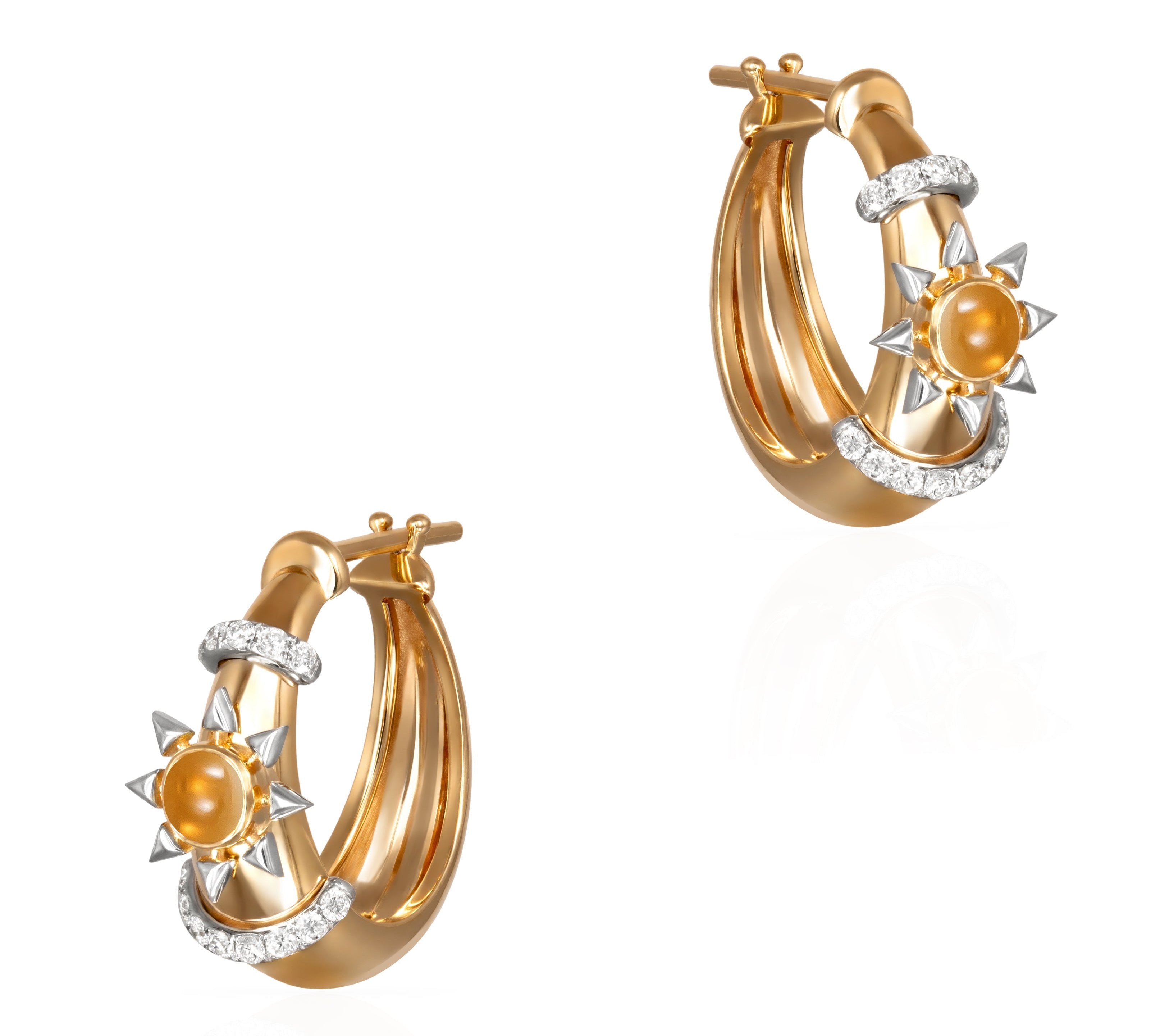 Buoy Star Seed Earrings Hoop Earrings Latelier Nawbar