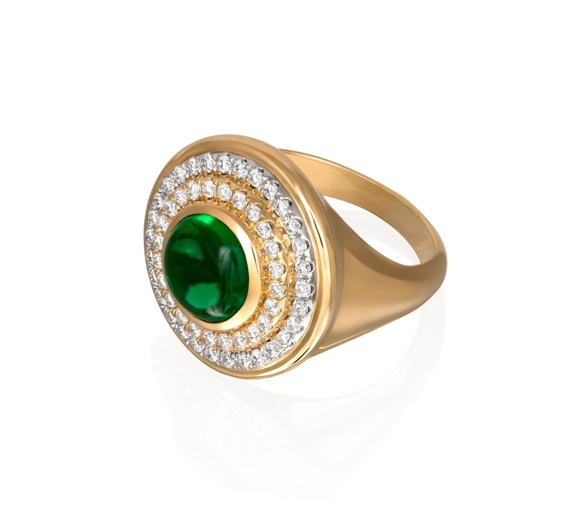 Mimette Double Diamond Ring Ring Latelier Nawbar