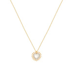 With Love Necklace Charm Necklace Latelier Nawbar Mother of Pearl