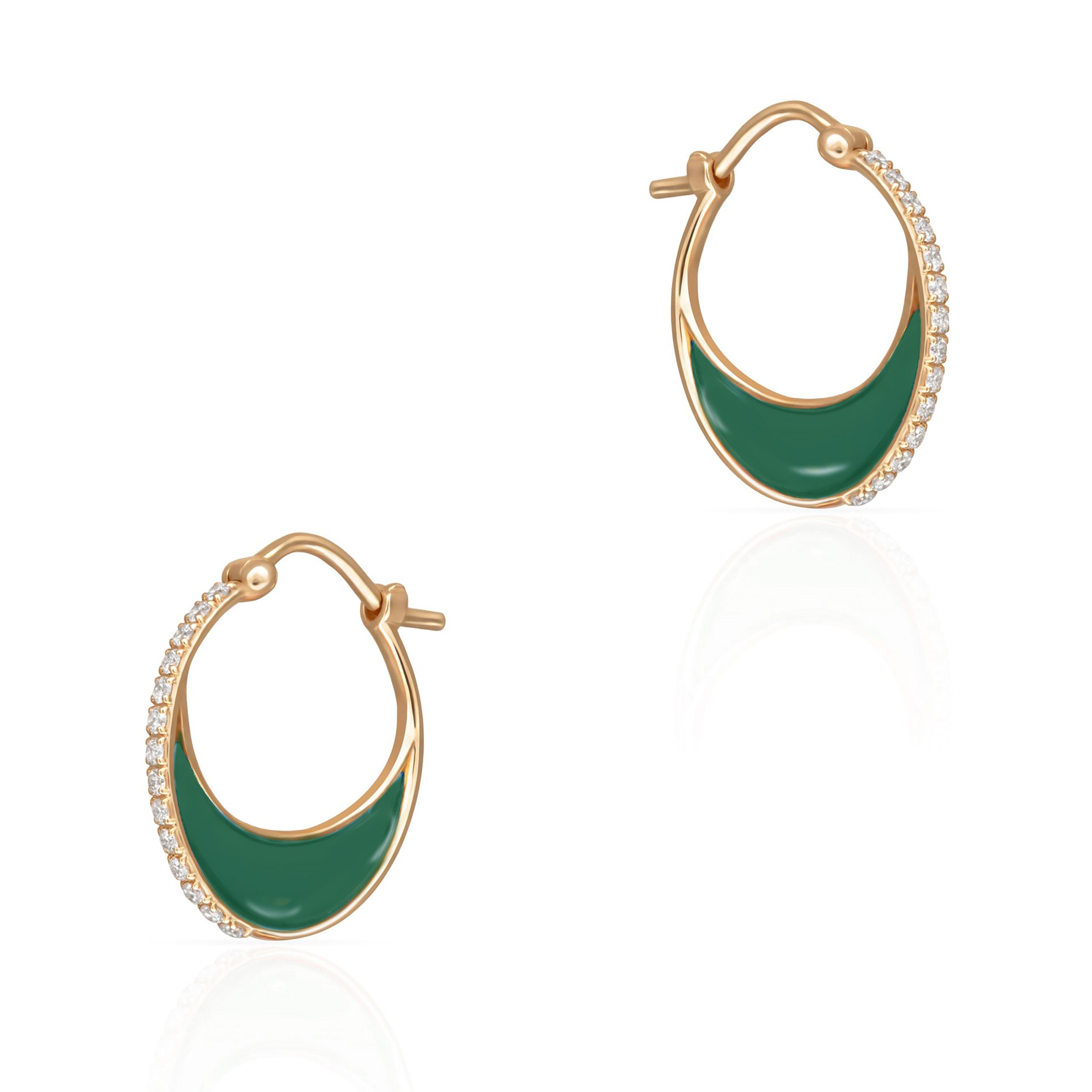 Bloop Moon Earrings, Size Two Earrings Latelier Nawbar