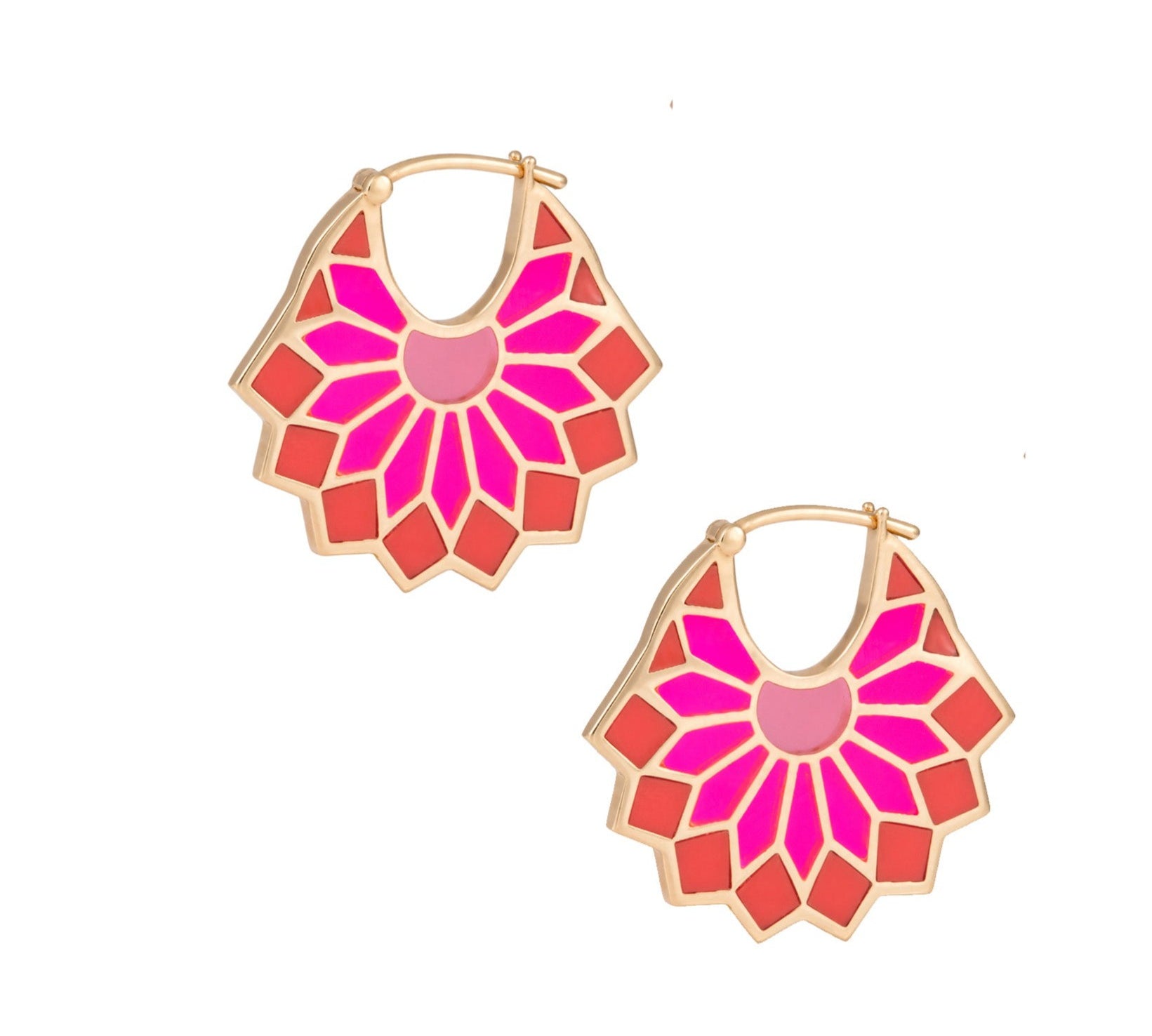 The Lady Pink Earrings, Size One Earrings Latelier Nawbar